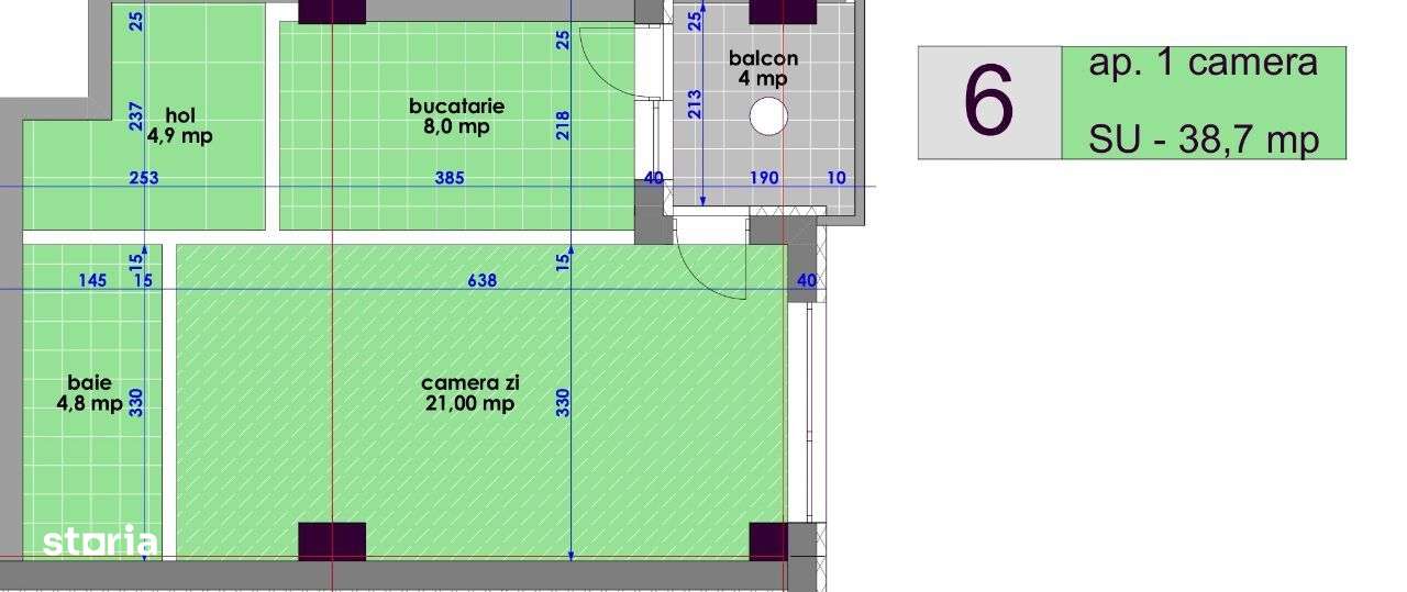 Pret PROMOTIONAL! Apartament 1 camera 43 mp, langa LIDL - T. Neculai - Imagine principală: 3/10