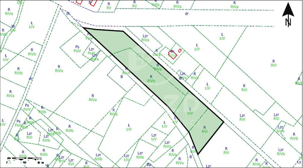 Działka zagrodowa RM/ 1, 33 ha/media/MPZP/bez prow-12