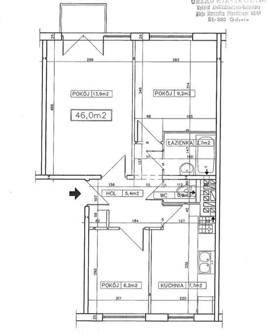 Gdynia Obłuże, 3 pokojowe, 8 piętro wieżowca-16