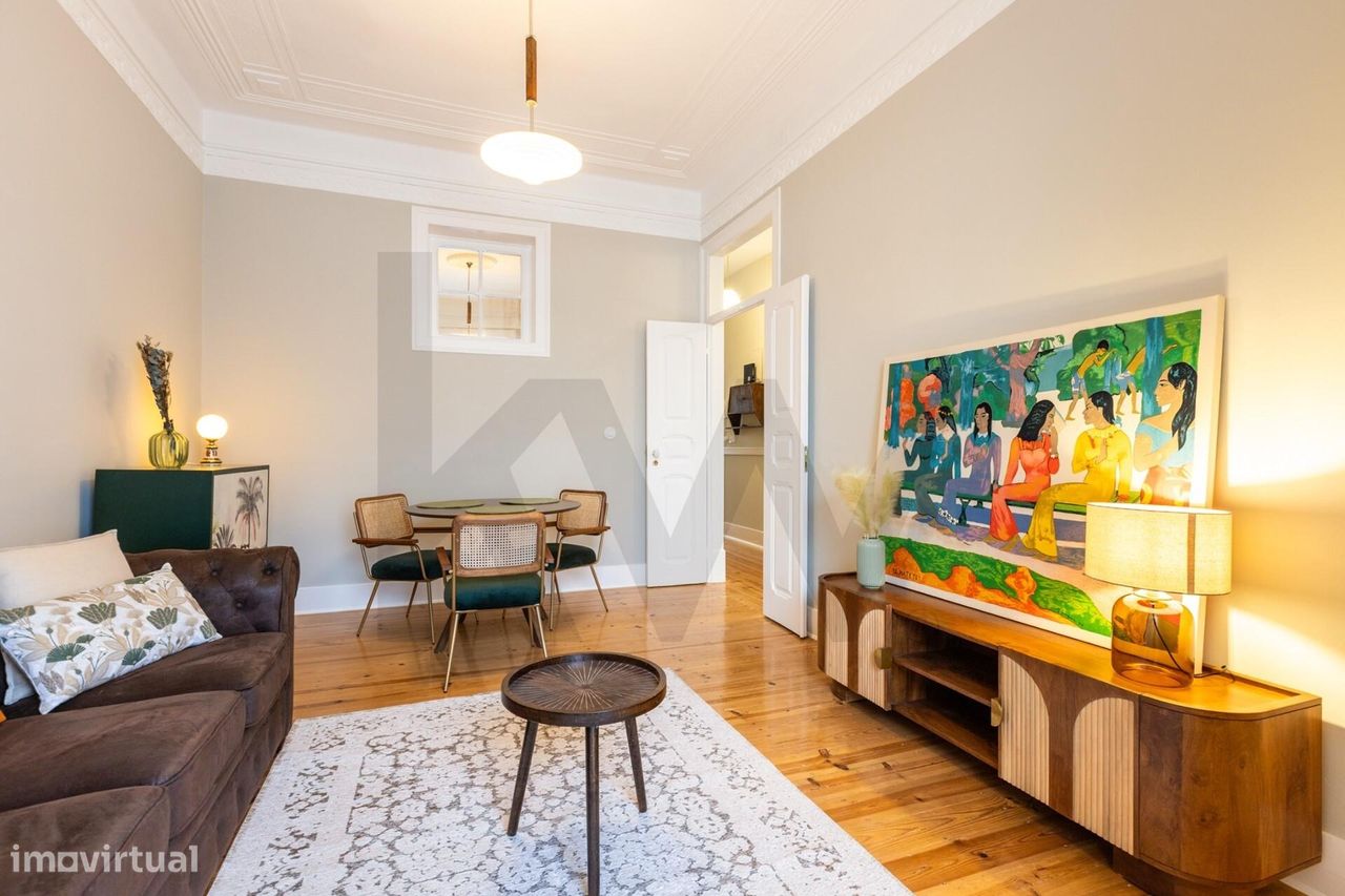 Apartamento T2+1 Renovado com Charme no Coração dos Anos 30 – Pronto a - Grande imagem: 1/24