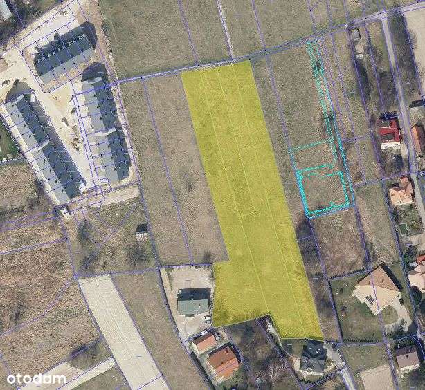 Działka inwestycyjna 66,5ara, WZ 1550PUM Wilkowyja - Pełny obrazek: 3/3