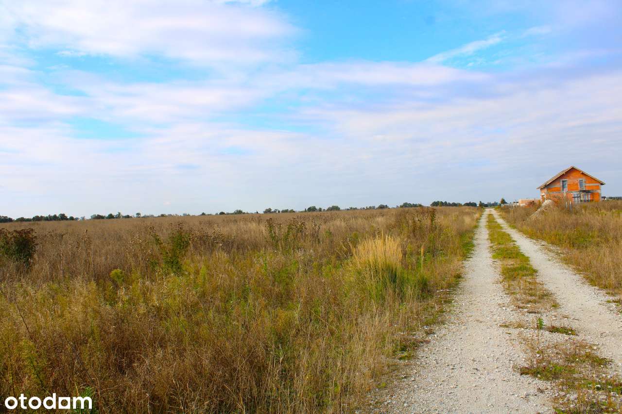 działka 837m2 2 km od granic Środy Wlkp. front 24m - Pełny obrazek: 2/3