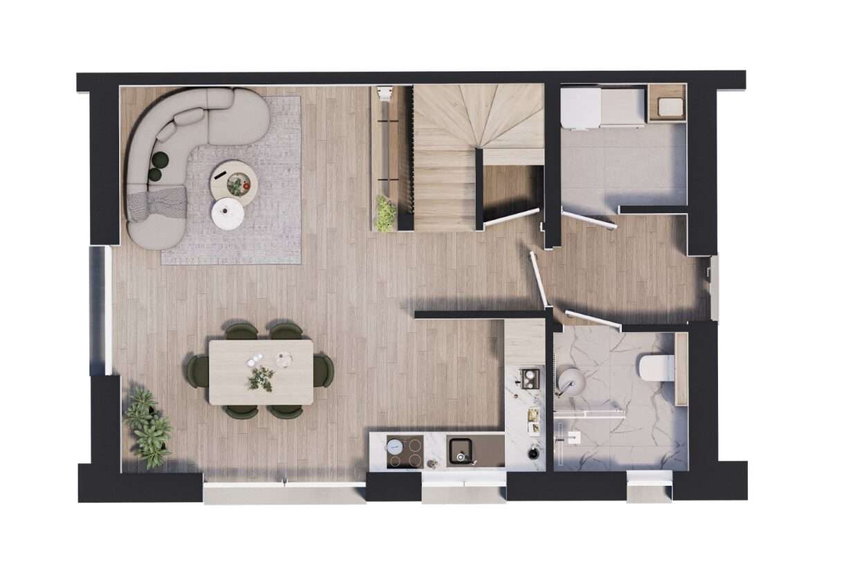 Nowy Dom 90,73 m² z Ogródkiem | Budynek M7 | Mników Hills - Pełny obrazek: 5/6