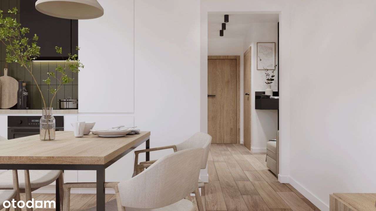 3 - pokojowe mieszkanie 46,44 m2+balkon - Pełny obrazek: 5/12