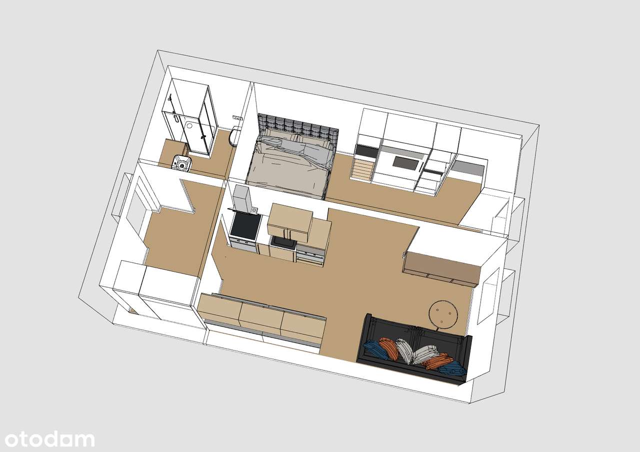 2 POKOJE Czeladź, Piaski, ul. Nowopogońska - CENTRALNE OGRZEWANIE-3