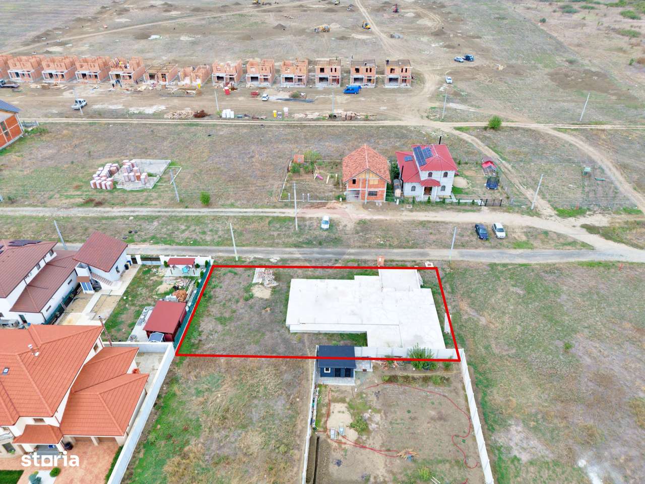 Teren 805 m², front stradal 40 ml, fundație existentă - Imagine principală: 3/6