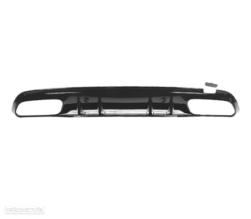 DIFUSOR PARA MERCEDES W205 C205 COUPE AMG 14- LOOK C43 PRETO - 3