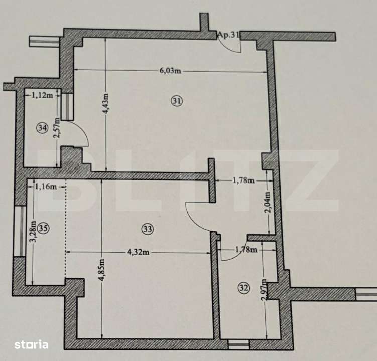 Apartament 2 camere, 61.40 mp, zona Damila — fotografia 1