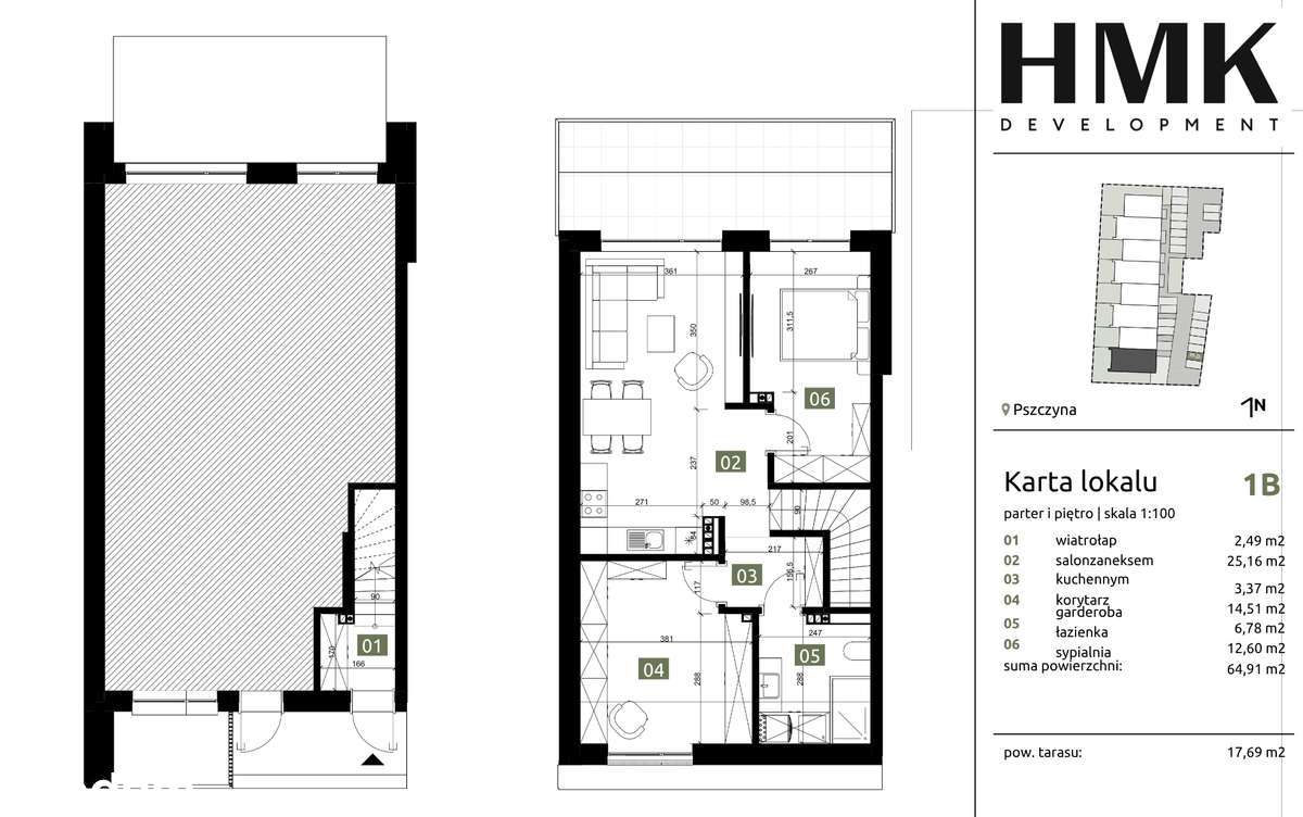 Osiedle przy ul. Bielasa | 3 pokoje z dużym balkonem | 64,91m2 - Pełny obrazek: 4/13