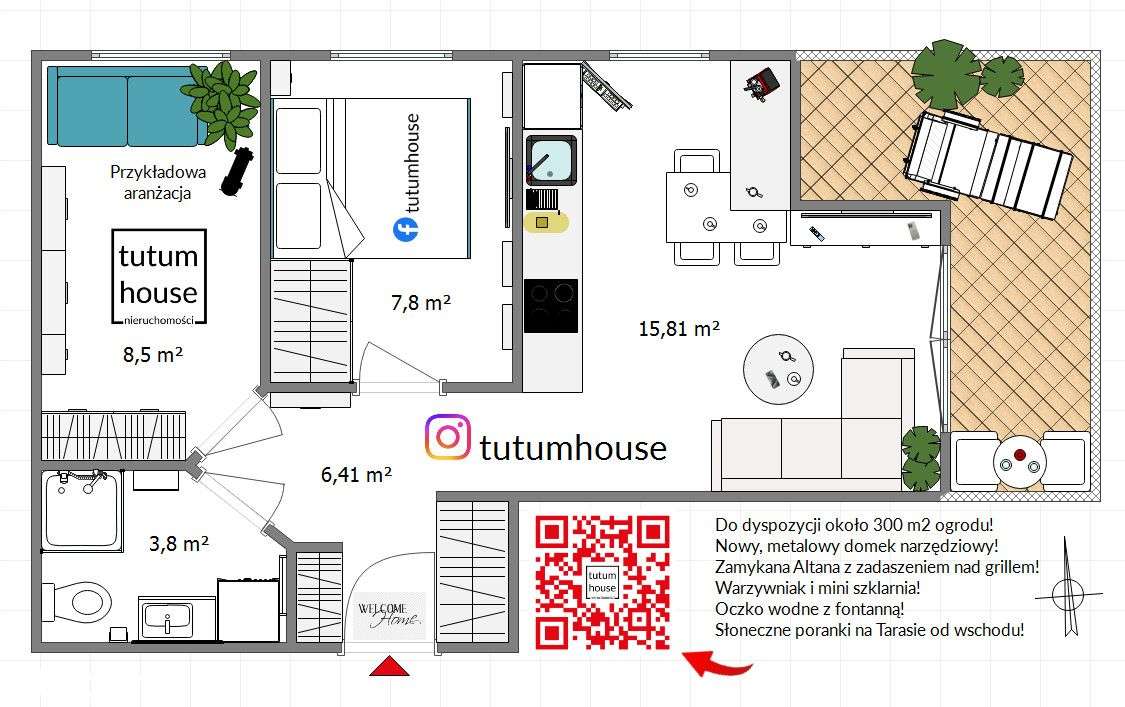 Przekrocz próg – Ogród 300 m² czeka na Ciebie !-1