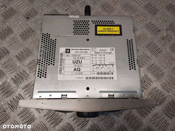 RADIO ODTWARZACZ OPEL CORSA D 1.2 DELPHI GRUNDIG  497316088 - 2