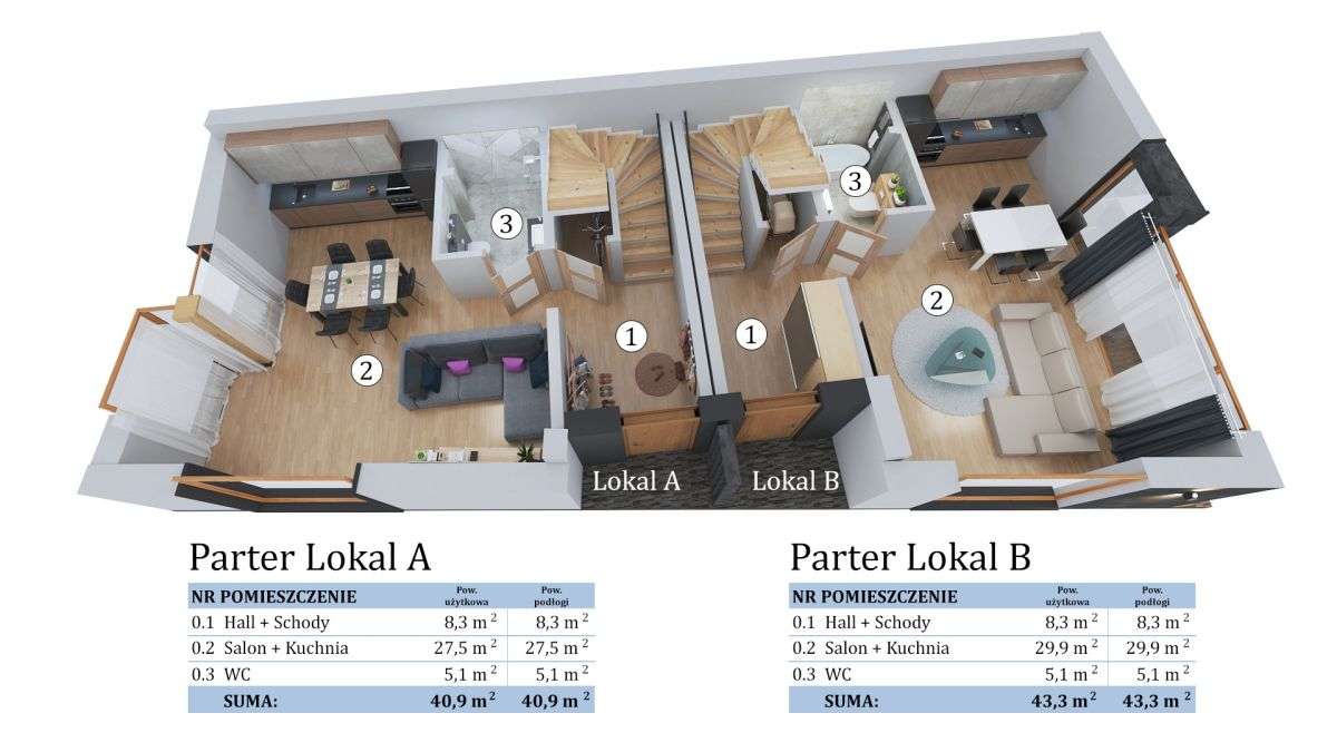 Bliźniak z ogródkiem w Krakowie w zielonej okolicy - Pełny obrazek: 4/9