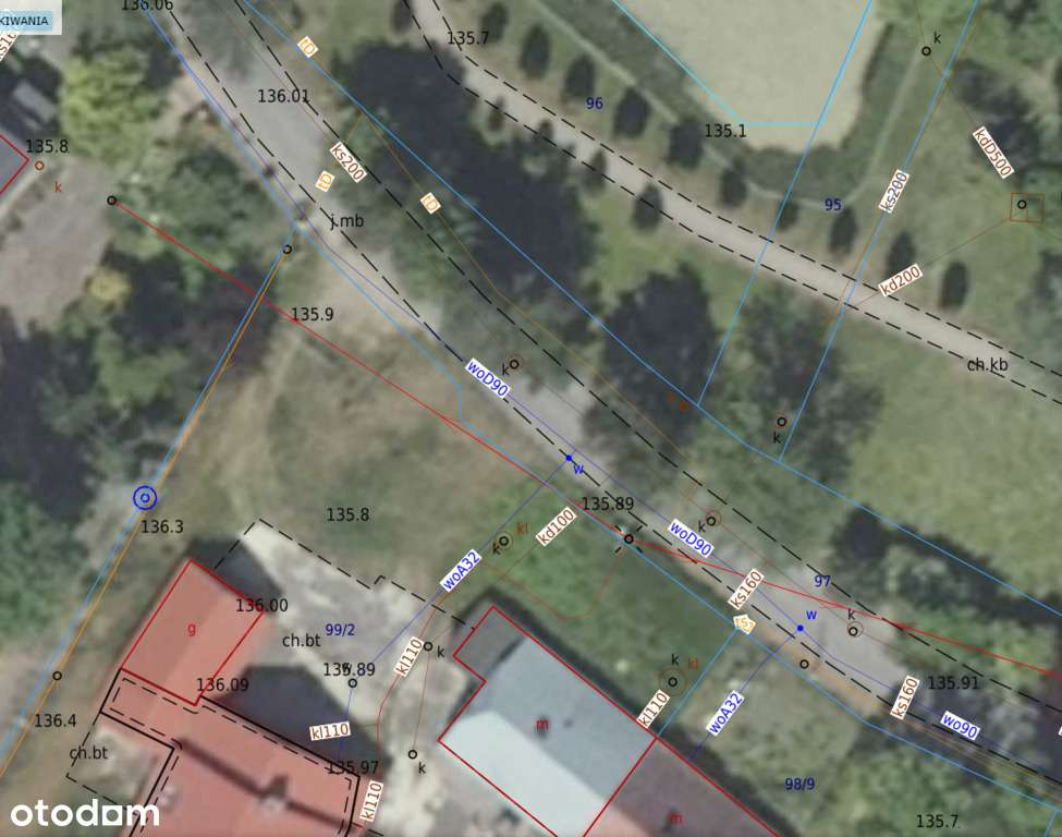 Księginice - działka z MPZP, 2RM/MN, media,-5