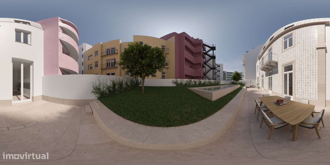T3 Duplex,  varanda e garagem , edifício Andaluz 11-22