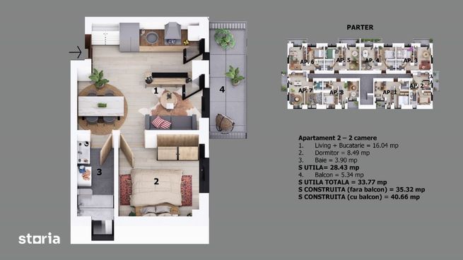 Apartament 2 camere | Ion Creanga / Nichita Stanescu Odaile 500m DN1-4