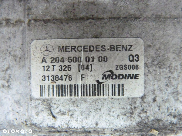 MERCEDES W212 W204 W218 INTERCOOLER SZCZELNY - 5