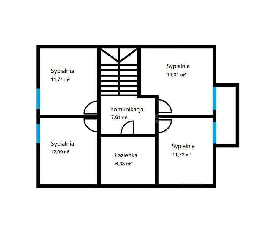 Dom piętrowy - stan deweloperski -7 km od Głogowa. - Pełny obrazek: 5/13