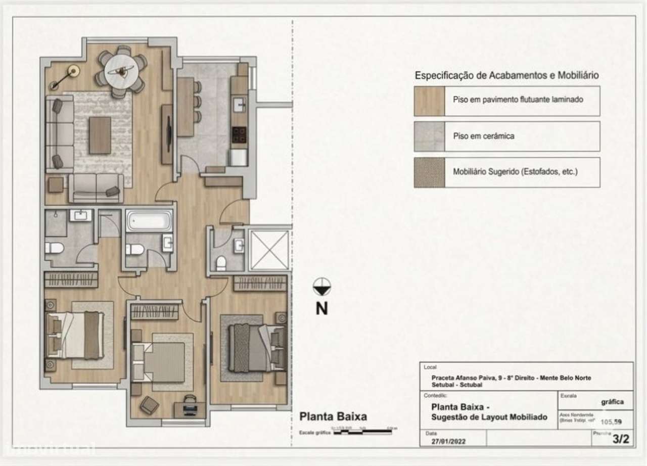 Apartamento Arrendado em Monte Belo Norte | 1.200€/mês | Investimento-21