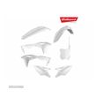 kit plasticos polisport branco kawasaki kx 250 - 1