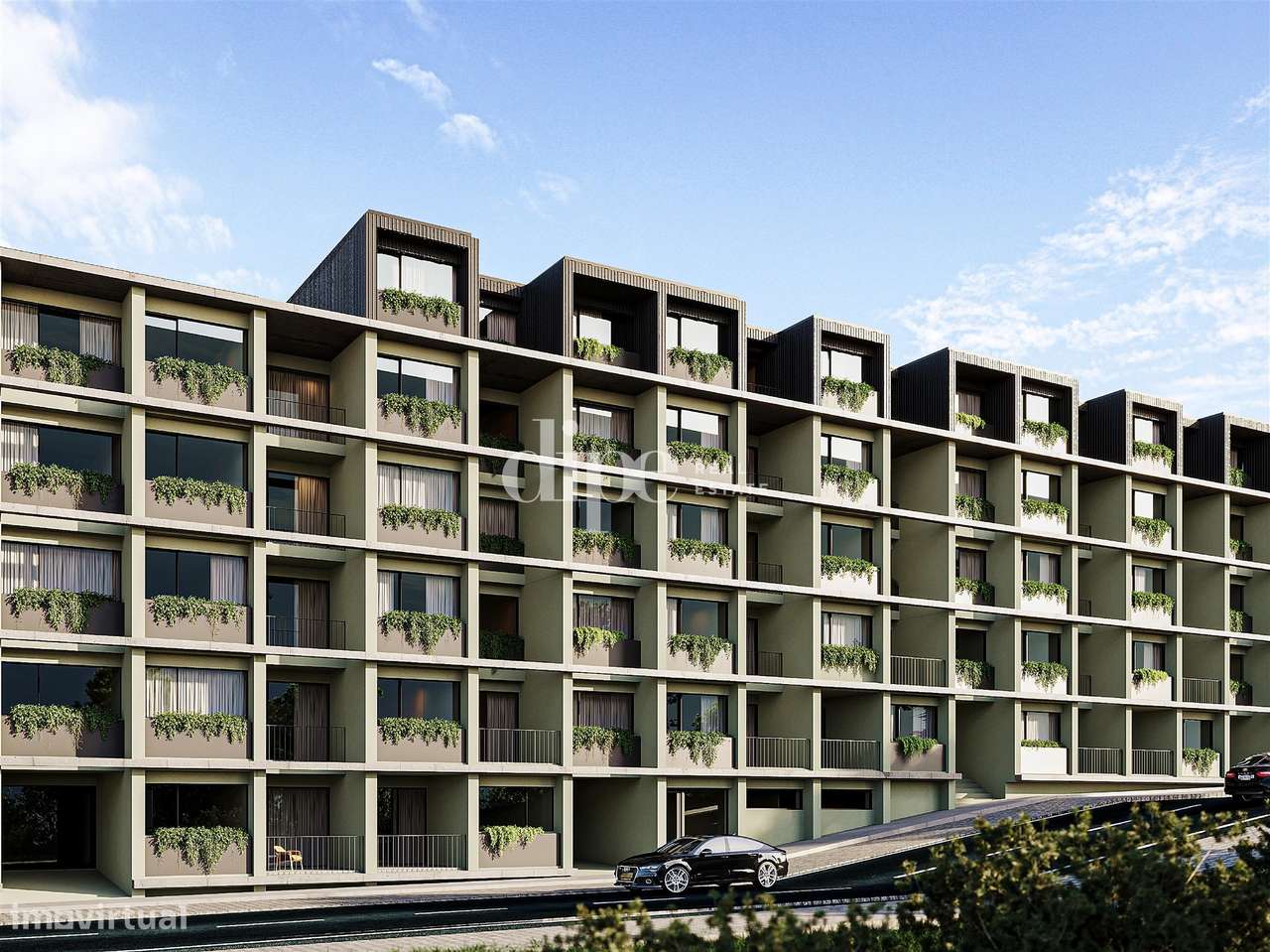 Apartamento T2 novo inserido no condomínio privado em Guimarães-1