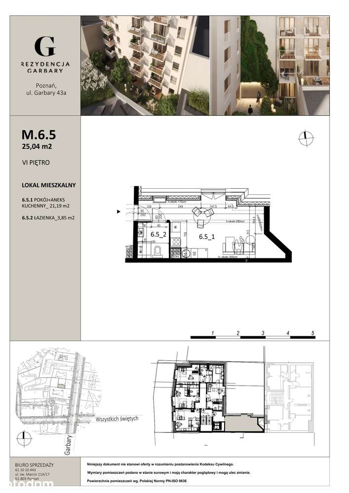 1-pokojowe mieszkanie 28m2 Bezpośrednio - Pełny obrazek: 2/7