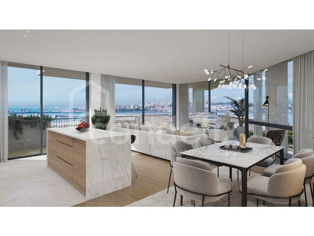 Apartamento T4 novo para venda em Canidelo - Grande imagem: 4/27