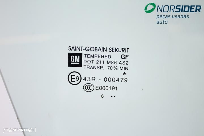 Vidro porta frente direita Opel Corsa E|14-19 - 3