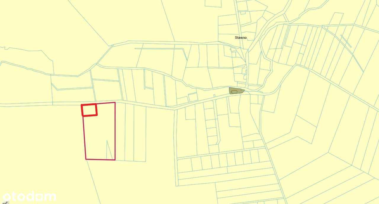 Działka budowlana 1377 m.kw Stawno gmina Goleniów-5