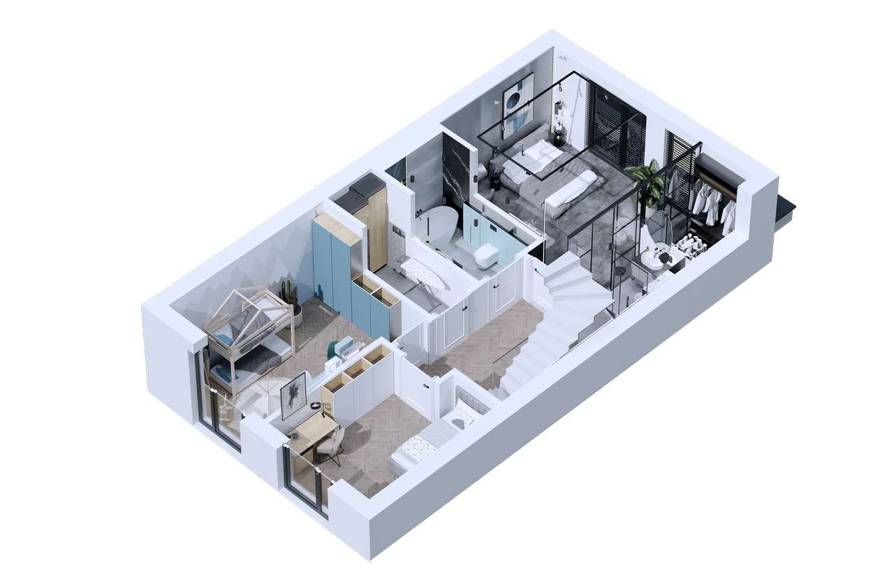 Nowoczesny dom | Nowy układ wnętrz | Żaluzje fasadowe w cenie | Ogród - Pełny obrazek: 4/14