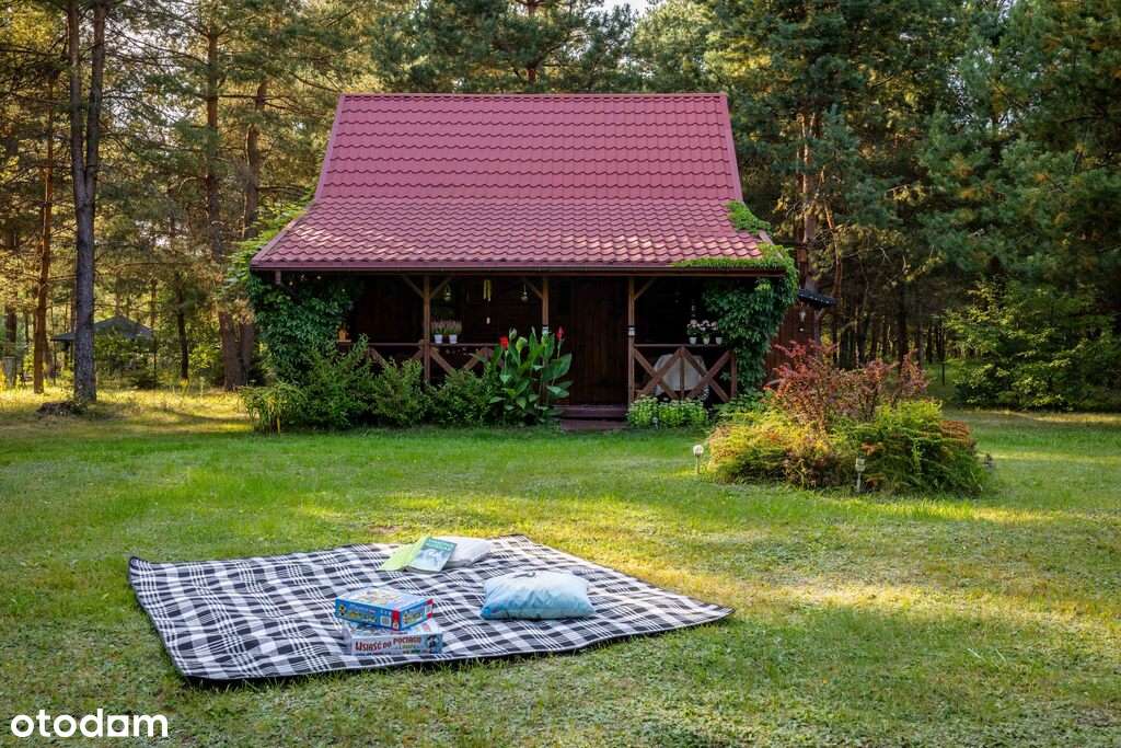 Duża działka z domkiem letniskowym-14