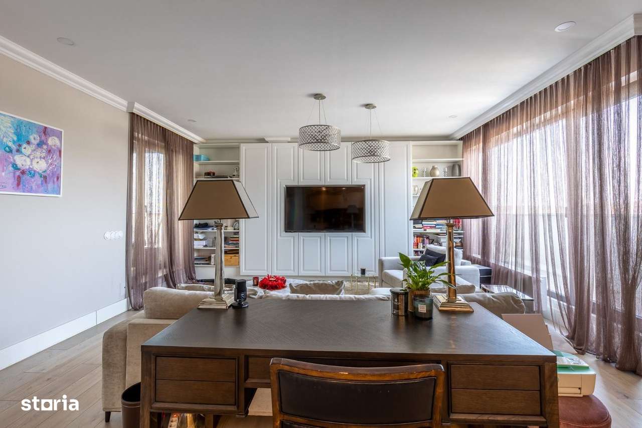 Penthouse Trastevere, complex cu piscina si gym-2