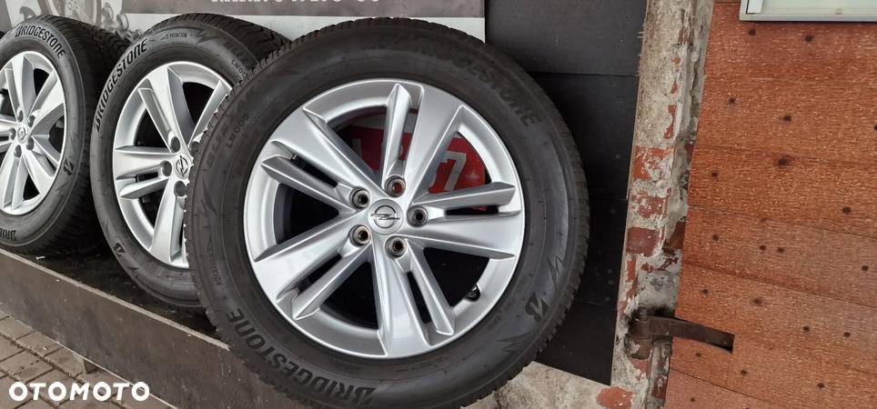 KOŁA ALUFELGI  OPEL MOKKA Grandland 215/65/17 ZIMOWE Bridgestone  5X108 ET42 - 2