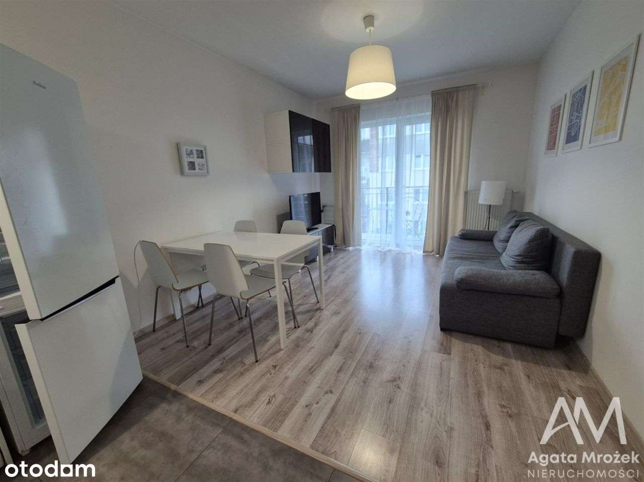 2 pokoje z aneksem,balkon,zamknięte osiedle,media - Widok 4