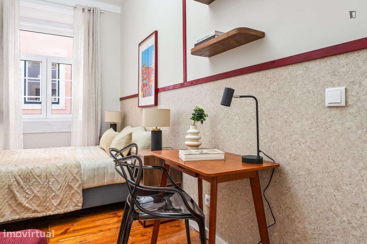 Quarto - localizado em Bairro Alto Lisbon - Grande imagem: 3/8
