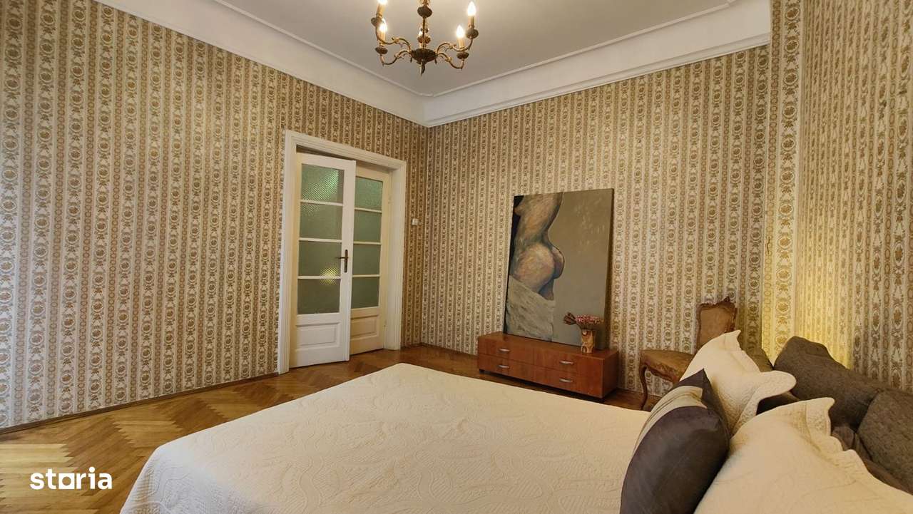 Apartament interbelic elegant cu terasă, pe Vasile Lascăr – lângă Daci - Imagine principală: 4/19