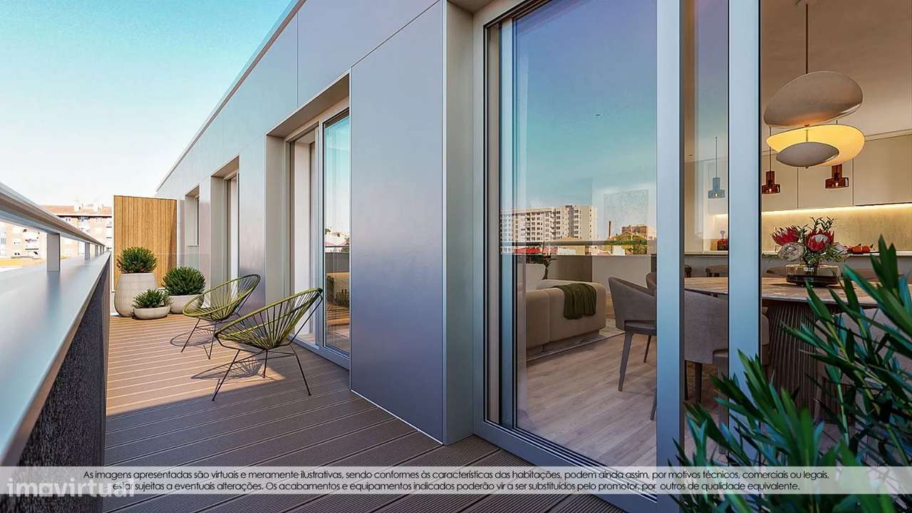 Apartamento T1 - Praça das Flores, Antas-9