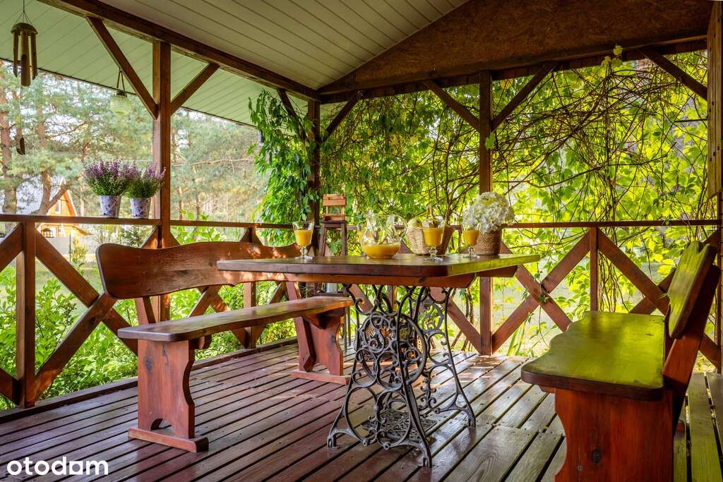 Duża działka z domkiem letniskowym-3