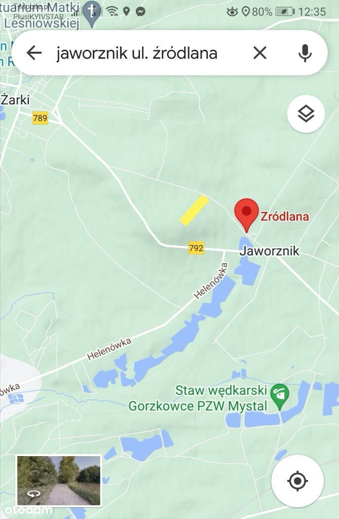 Inwestycja idealna-duża rola na Jurze, Śląsk 70 km