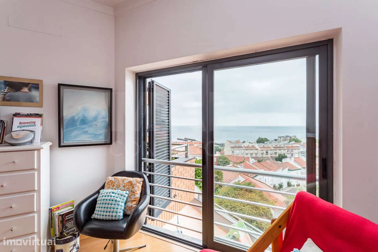 T3+1 Algés, duplex vista mar, condomínio fechado e piscina - Grande imagem: 5/48