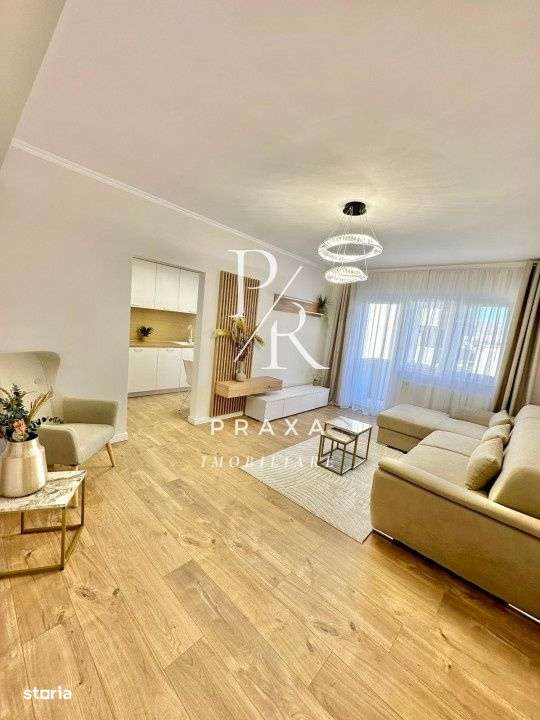Apartament 2 camere 55 mp utili, semidecomandat, finisat,LUX zona Terr - Imagine principală: 4/19