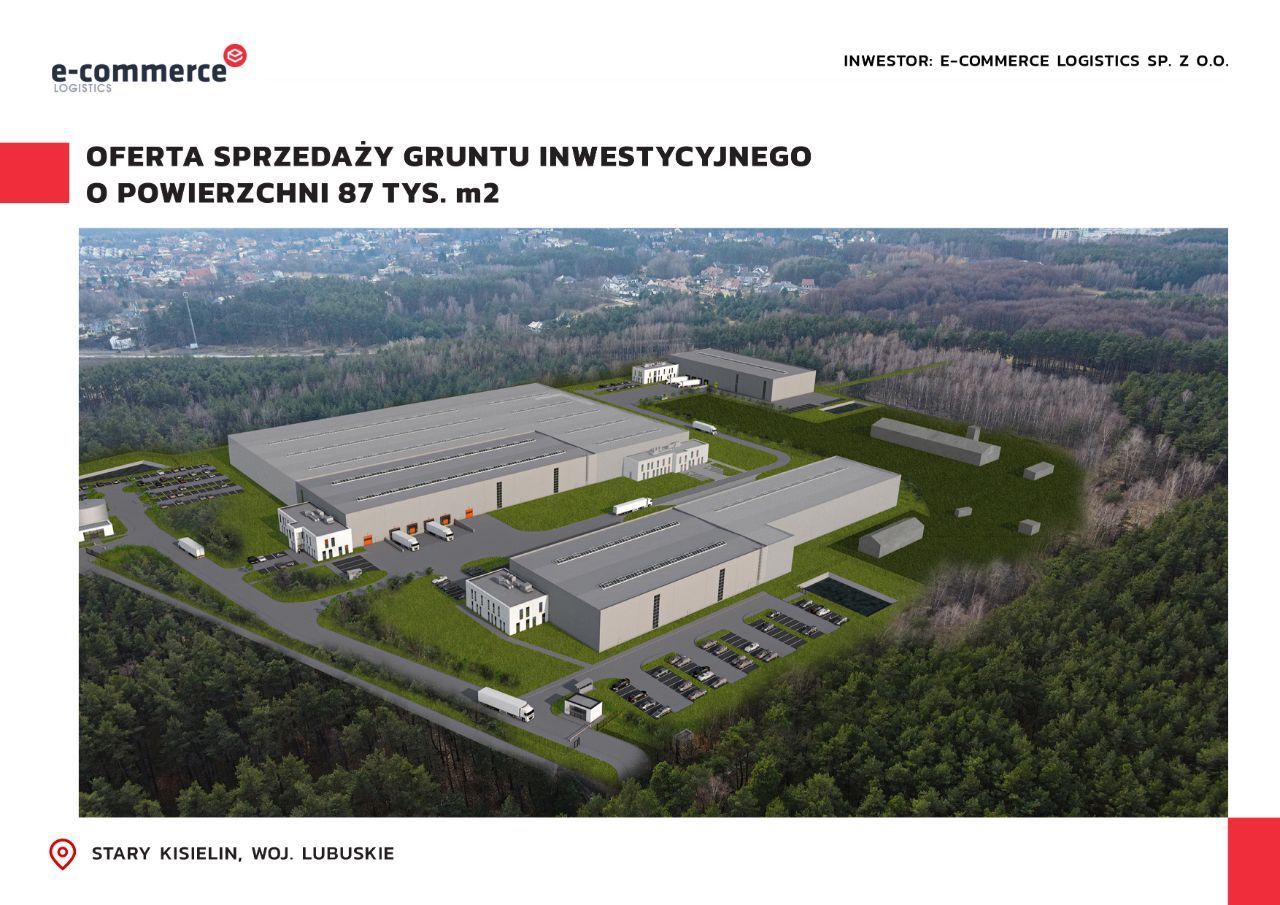 Grunt inwestycyjny na sprzedaż – 87 tys. m2