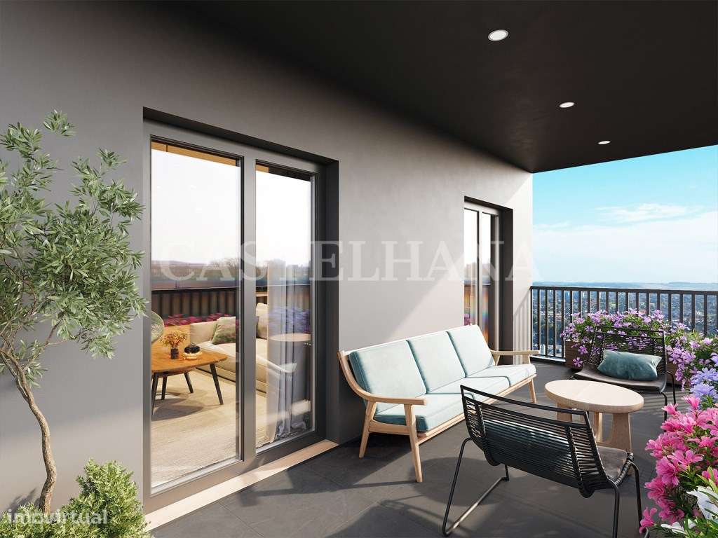 Apartamento T2 com varanda em novo empreendimento situado em Benfica - Grande imagem: 1/55
