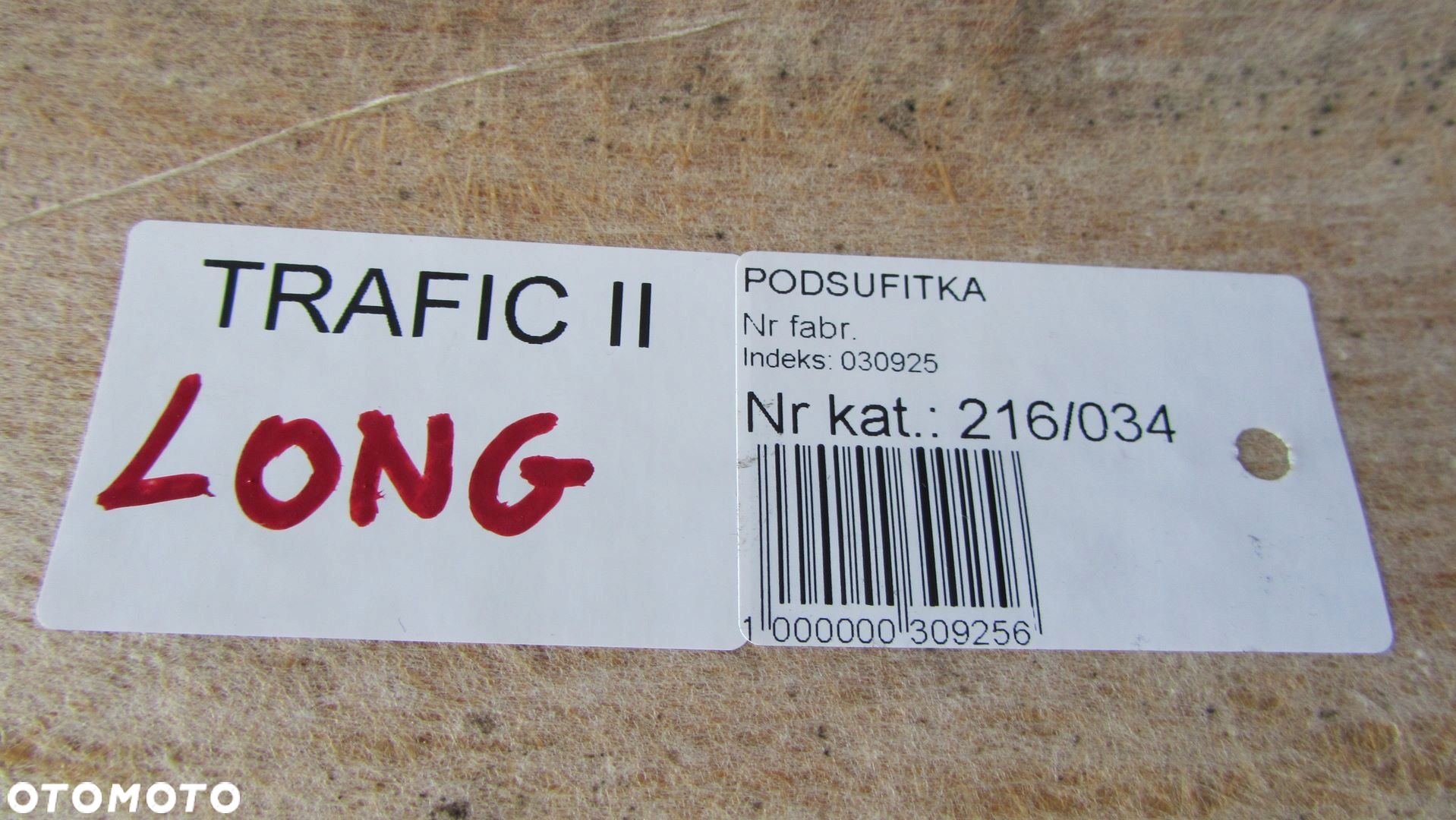 TRAFIC VIVARO II LONG PODSUFITKA 06- - 6