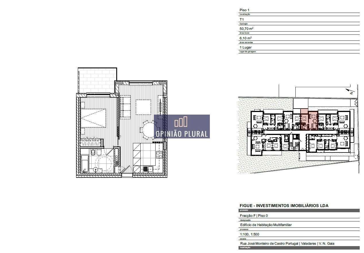 T1 Novo de Luxo em Condomínio Fechado  Valadares-10