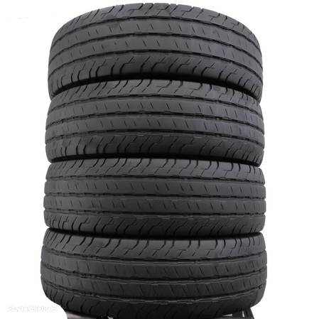 4 x CONTINENTAL 225/75 R16C 116/114R 6-7mm ContiVanContact 100 Lato DOT17 - 1