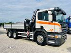 Scania P R 270 / 6x2 / 6x4 / wywrotka 3-S + HDS / stare tacho / żuraw , dzwig , kran , Krane - 9