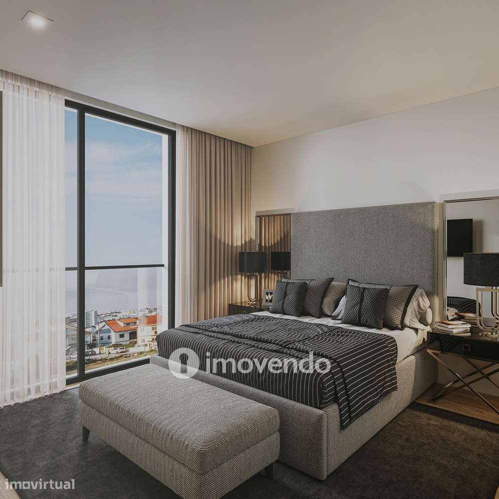 Apartamento T2 novo, com vista Rio, no Empreendimento D'Ouro Mar-7