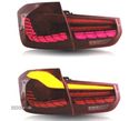 FAROLINS FULL LED PARA BMW SERIE 3 F30 13-18 LIGHT BAR OLED VERMELHO - 2