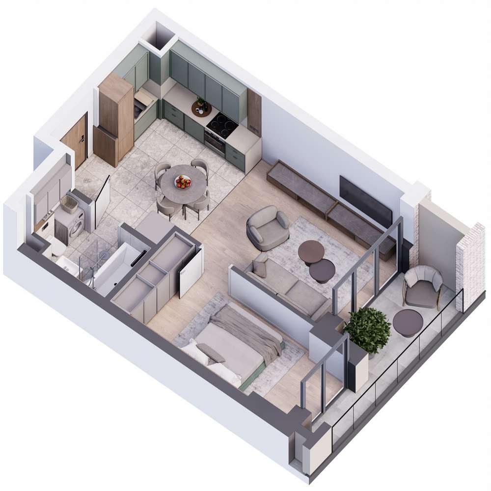 Wyszyńskiego Pstrowskiego | 2-pok. | 58/WP.A - Pełny obrazek: 3/16