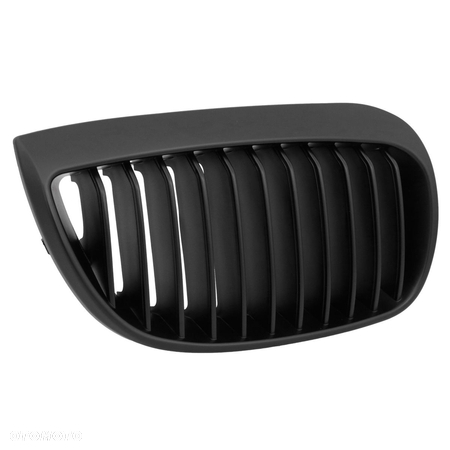 Atrapa Grill Nerki Kratki kpl Czarny mat Bmw 1 e81 e82 e87 e88 2004-2007 - 3